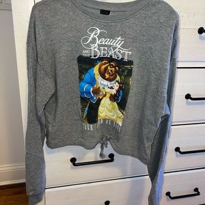 Beauty & The Beast - Disney cropped sweatshirt